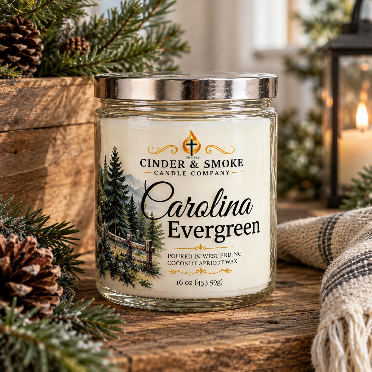 Carolina Evergreen Candle