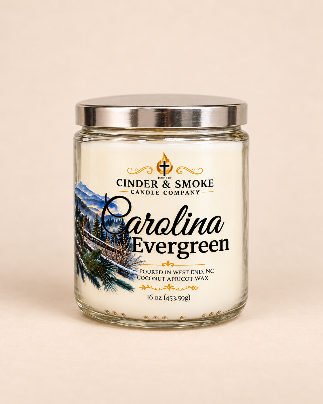 Carolina Evergreen Candle