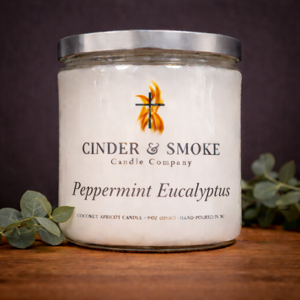 Peppermint Eucalyptus Candle | Cinder & Smoke
