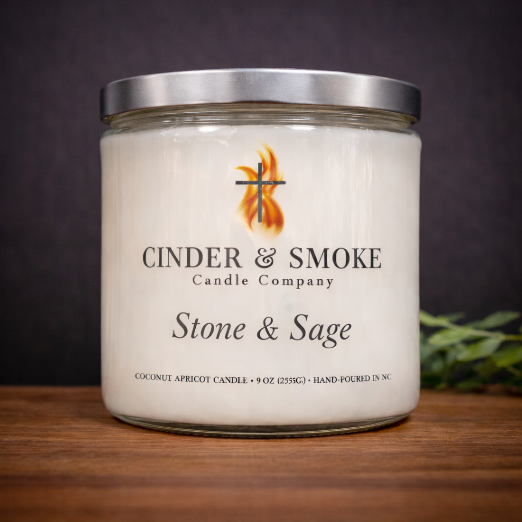 Stone & Sage Candle | Cinder & Smoke