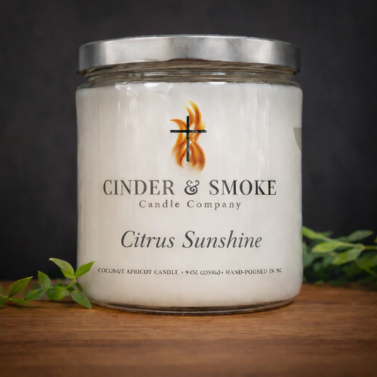 Citrus Sunshine Fresh Citrus Candle | Cinder & Smoke