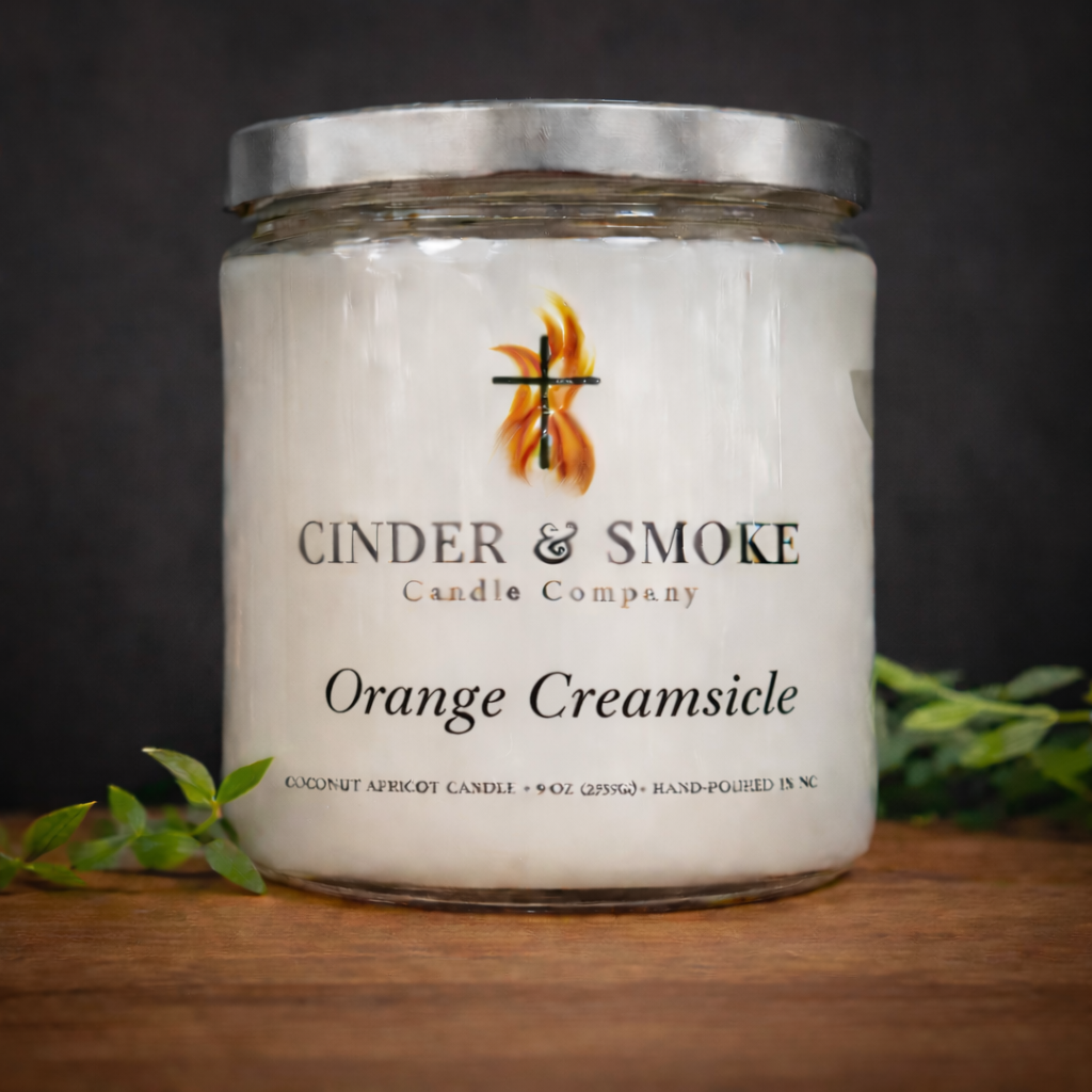 Orange Creamsicle Citrus  Candle | Cinder & Smoke