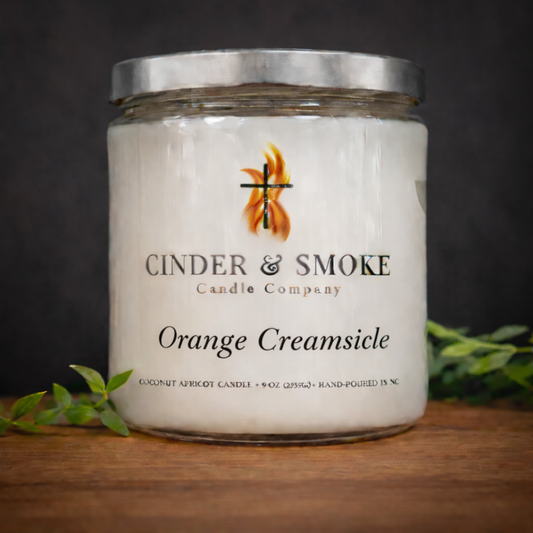 Orange Creamsicle Citrus  Candle | Cinder & Smoke