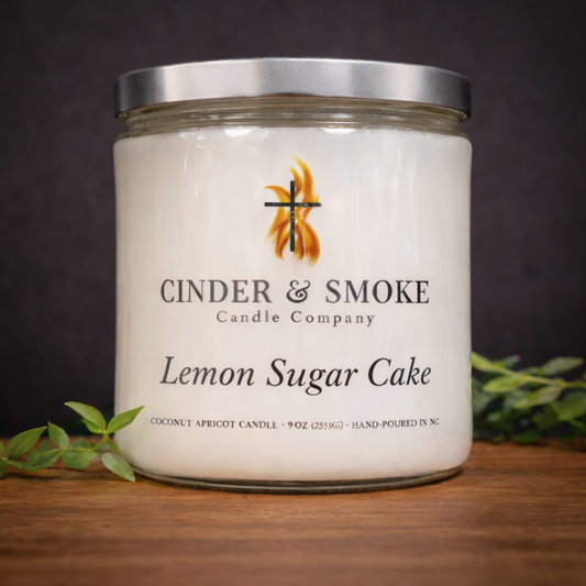 Lemon Sugar Cake Candle | Cinder & Smoke