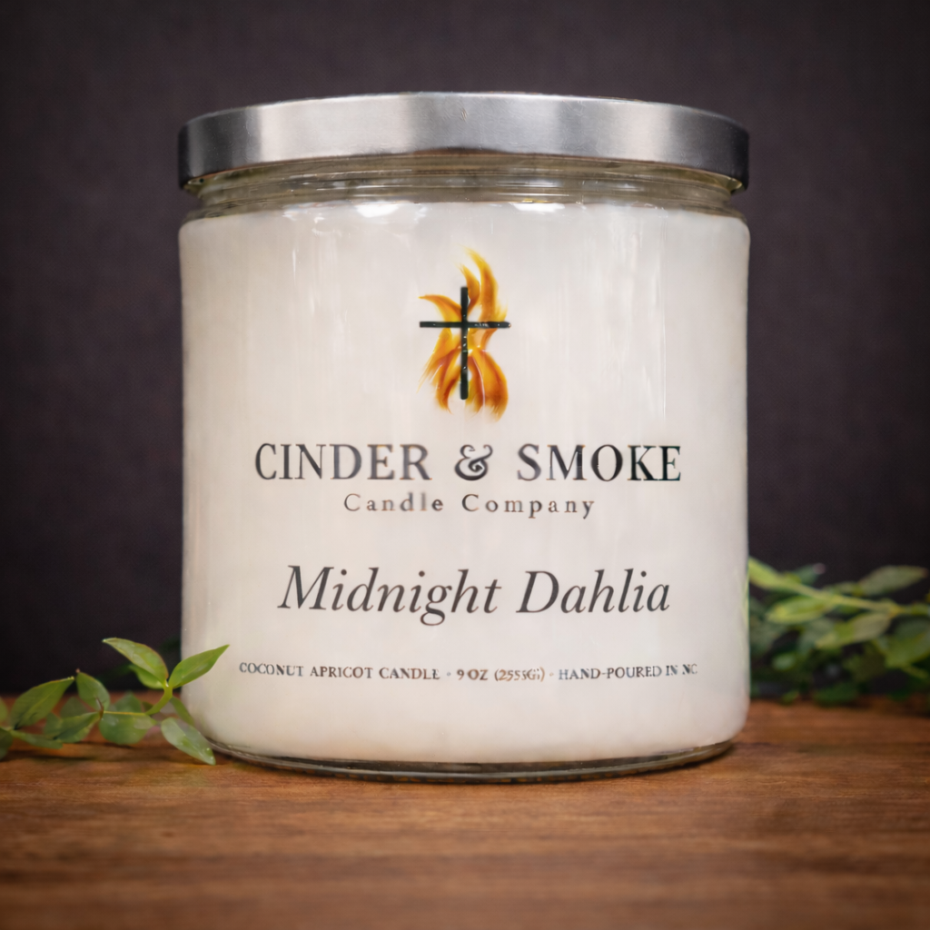 Midnight Dahlia Candle | Cinder & Smoke