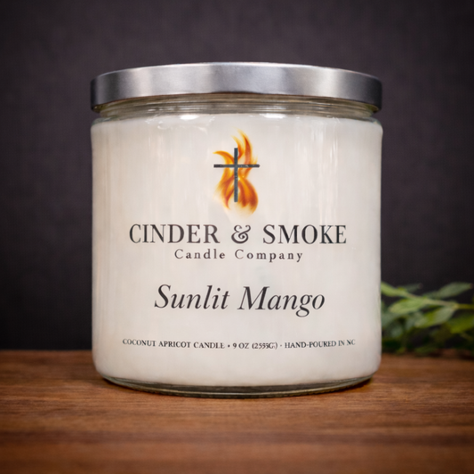 Sunlit Mango Candle | Cinder & Smoke
