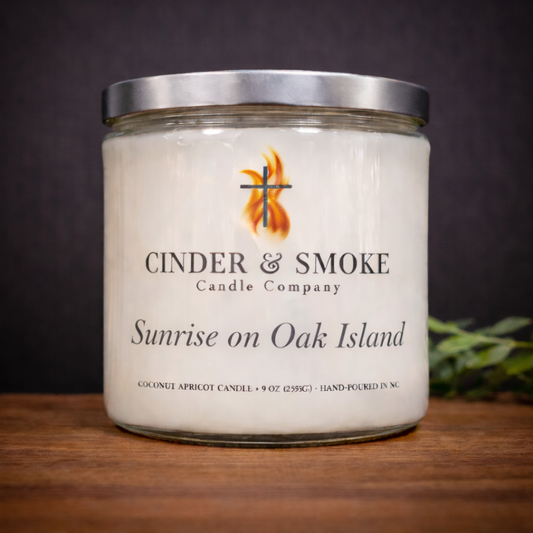 Sunrise on Oak Island Candle | Cinder & Smoke