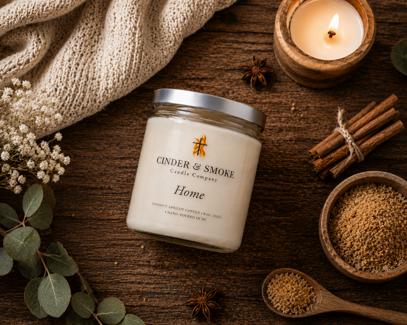 Home Signature Candle | Cinder & Smoke