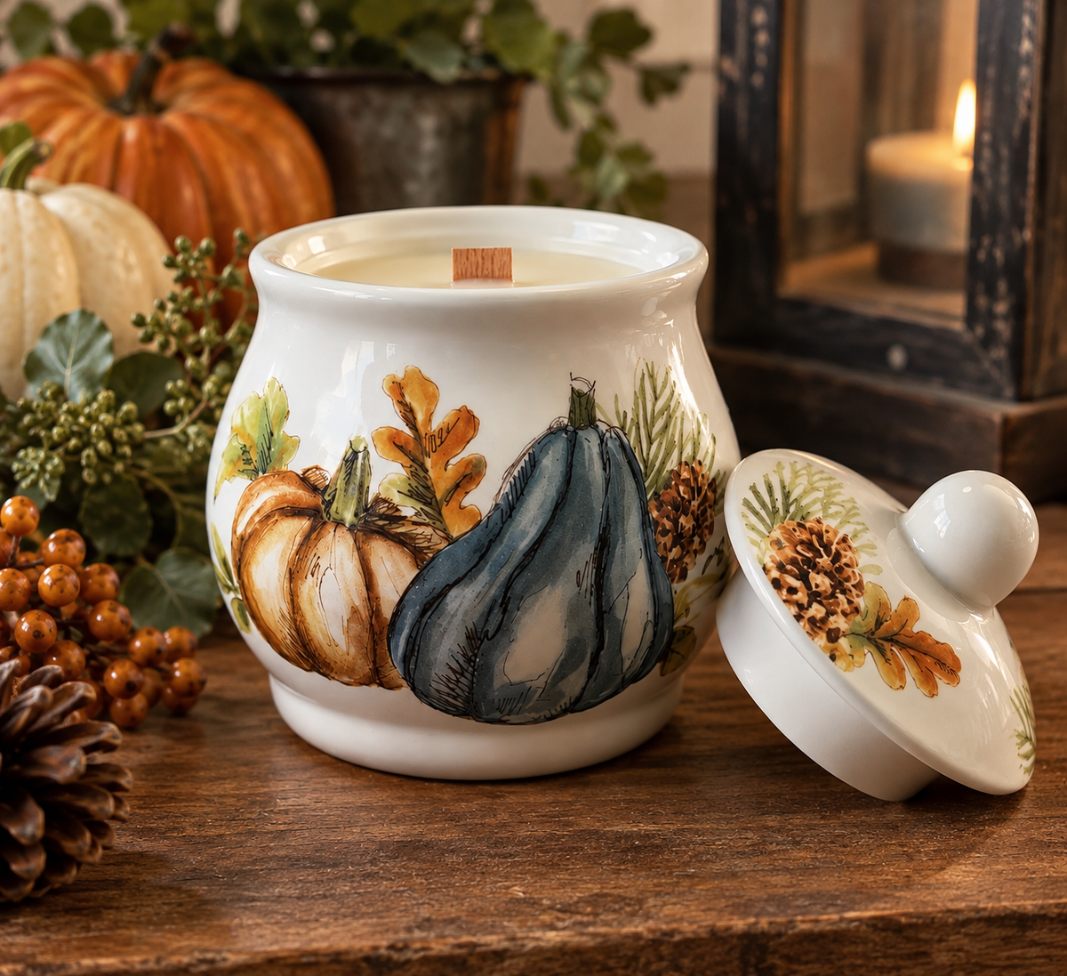 Fall Harvest Keepsake Candle | Pumpkin Spice Buttercream | 14 oz