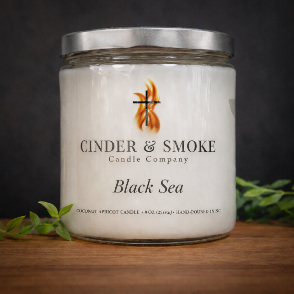 Black Sea Luxury Candle | Cinder & Smoke